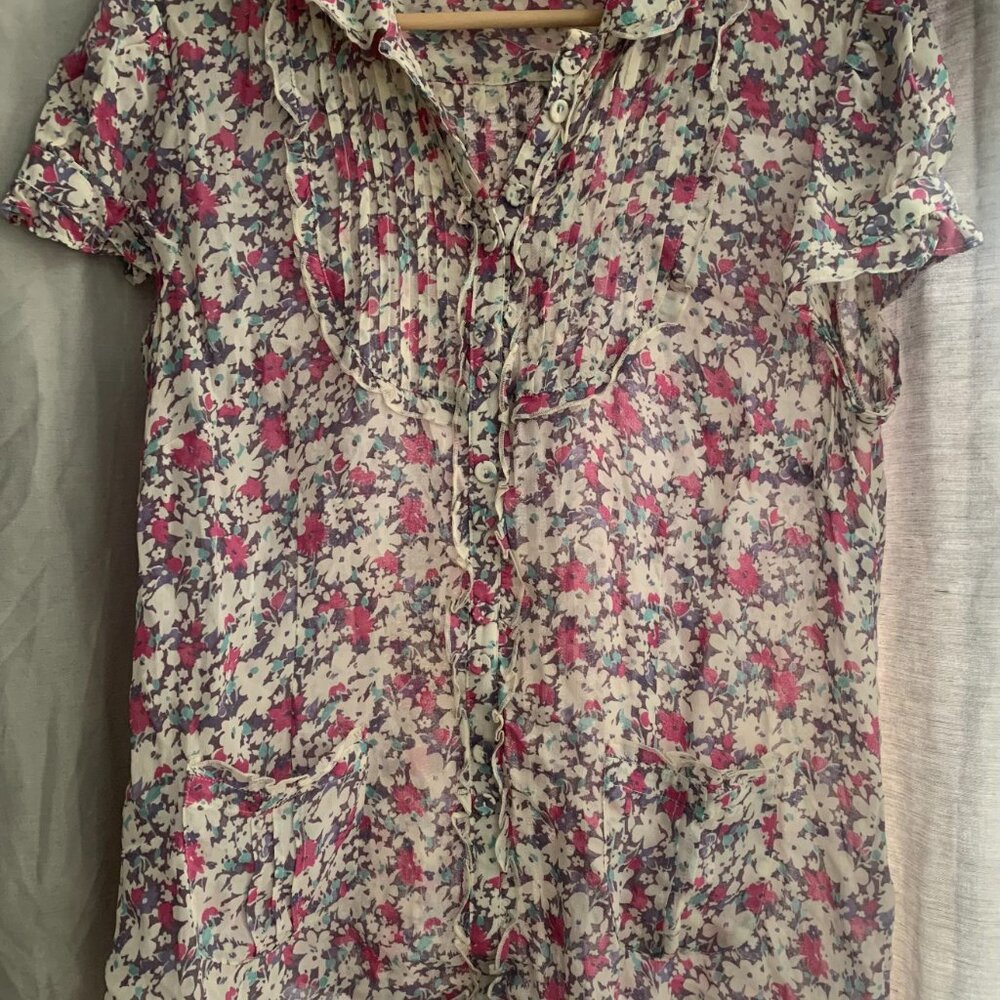 Monsoon floral blouse